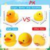 Yellow Rubber Ducks Bath Toys 20Pack, Bathtub Floating Squeaky Duck Bulk Baby Preschool Bath Toy for Baby Shower Infants Kids Toddler Birthday Party Decoration Gift (Large) view 2