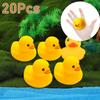 Yellow Rubber Ducks Bath Toys 20Pack, Bathtub Floating Squeaky Duck Bulk Baby Preschool Bath Toy for Baby Shower Infants Kids Toddler Birthday Party Decoration Gift (Large) view 3