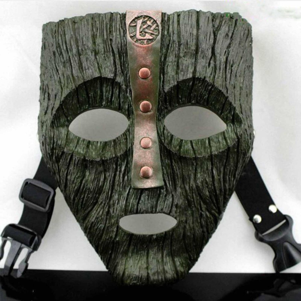 Amonkky Resin Old Monster Mask Terrifying Halloween Mask Role Playing Mask Halloween Make up Ball Costume Props.