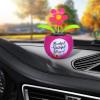 Solar Dancing Flowers - Flower | Solar Power Kits | Solar Powered Toy | Shaking Flower Solar Ornament | Solar Flower Car Ornaments | Unique Car Decoration Dancing Flower Dashboard Di view 2