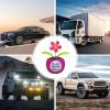 Solar Dancing Flowers - Flower | Solar Power Kits | Solar Powered Toy | Shaking Flower Solar Ornament | Solar Flower Car Ornaments | Unique Car Decoration Dancing Flower Dashboard Di view 4