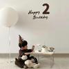 Luxylei Birthday Party Decoration Set Retro Felt Banner Cake Number Wall Decor Letter Cake Set Flag Banner for Birthday Decor view 2
