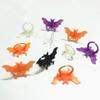 Luxylei 100 Pcs Bat Ring Party Accessory Plastic Ring Bat Toy Ring Halloween Ring Halloween Toy Ring Party Hand Accessory Halloween Ring Children Toy Ring Halloween Dress Up Ring view 4