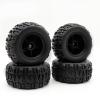4PCS 12mm Hex 90mm (3.54") RC Wheels Monster Truck Tire Set for 1/14 Hyper Go H14BM 14210, Wltoys 144001 144010 RC Car (90mm Monster Truck Tires G) view 3