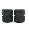 4PCS 12mm Hex 85mm (3.35") RC Wheels Monster Truck Tire Set for 1/14 1/16 Hyper Go H14BM 14210 H16BM H16DR 16210, Wltoys 144001 144010 RC Car (85mm Monster Truck Tires B) view 2