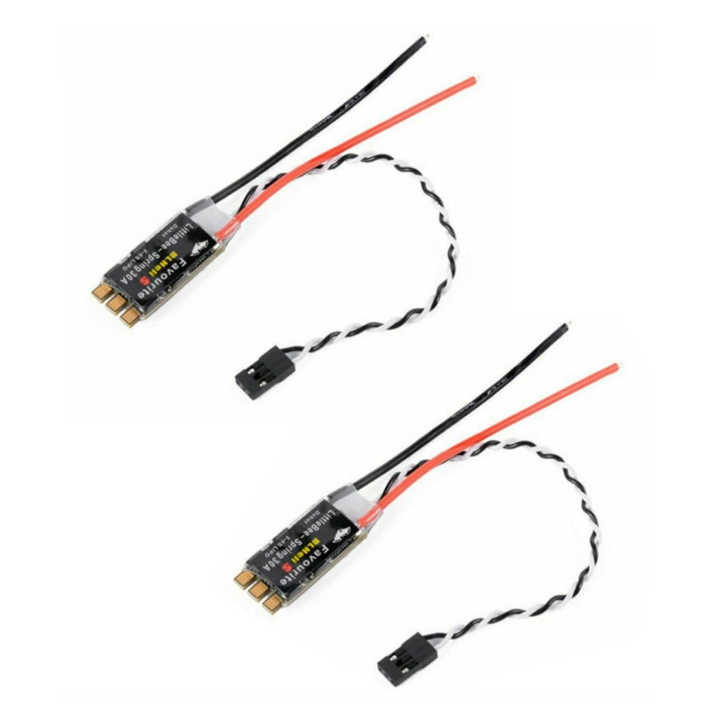 30A Electronic Speed Controller 2-6S Lipo ESC for FPV RC Racing Quadcopter, 2pcs