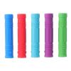 5Pcs Baby Teething Sticks, Soft Silicone Chew Grip Strength Training Multicolored Teething Chew Toys for Babies view 1