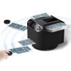 MXHACD 2 in 1 Card Dealer & Shuffler,Automatic Card Shuffler and Dealer,360 Rotating Card Dealing Machine with 4 Wireless Dealer Buttons,for UNO, Blackjack, Texas Hold'em(Color:Black) view 1