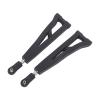 2PCS RC Front Upper Suspension Arm Plastic Steel Front Upper Swing Arm Accessory for ZD Racing 9021 08423 RC Car Black view 1