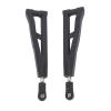 2PCS RC Front Upper Suspension Arm Plastic Steel Front Upper Swing Arm Accessory for ZD Racing 9021 08423 RC Car Black view 4