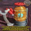 Gadgeteer Steampunk 3D Printed Can Holder | Table Coaster | Mythic Mugs Collection by Ars Moriendi 3D- Inventive Design! (28.) Silk-Rainbow) view 3