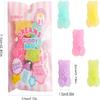 5 Cute Erasers for Kids - Colorful Gummy Bear Cabochons | Erasers Animals | Interactive Eraser Pets| Cartoon Bear Pencil Erasers | Stationery Supplies or Students,Drawing and Painting Supplies view 2