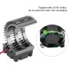 GOTOTOP RC Motor Heat Sink, 5V Cooling Fan for 1/10 Scale Electric Car 540/550, Aluminum Alloy Suitable for HSP/Redcat/AXAIL SCX10 / / -4 / D90 / D110 / CC01 (Black) view 3