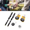 Alomejor RC Airplane Propeller, Precision Crafted Landing Gear Accessories Wheel Fairing for Beginners hobbyists Park Flying DIY Model Building view 3