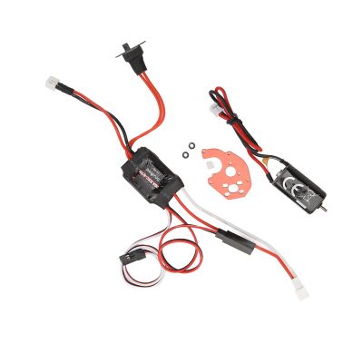 050 66T Brushed Motor 30A Brushed ESC Kit High Torsion Connector for Axial Scx24 Remote Control Car