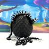 3D Printed, Cherry Blossom Dragon with Dragon Egg, Mother and Child Articulated Black and White Cherry Blossom Dragon, Fidget ADHD Toy MCDD019-BD004-BLK view 3