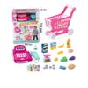 Kids Shopping Cart Toy Set for Ages 3+, Cash Register with Sound Effects, Calculator, Scanner, Play Food & Money, 40+ Pretend Play Pieces view 2