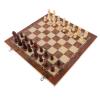 3 in 1 Wooden Chess Checkers Set Portable Chess Checkers Game Set with Wooden Folding Board for Kids Adults view 2