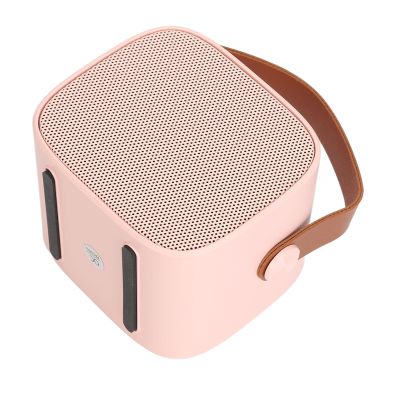 Mini Karaoke Machine Mini Karaoke Portable Speaker with 2 Microphones for Kids Adults Pink