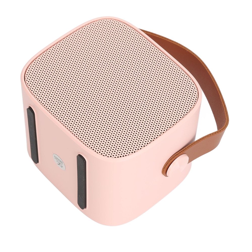 Mini Karaoke Machine Mini Karaoke Portable Speaker with 2 Microphones for Kids Adults Pink