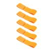 5Pcs 3 Legged Race Bands Elastic Bright Color Race Bands for Kids Adults Birthday Carnival Party Field Day Outdoor (Orange) view 1