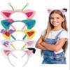 5 PCS Cat Ears Headband Set-Halloween Christmas Festival Theme Party Cartoon Cosplay Costume Accessories view 1