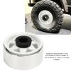 4Pcs Beadlock Wheel Rim Offset 8.9mm Metal Deep Dish Hub Wheel Rims for Axial SCX10 90046 1.9 Inch (White) view 3