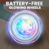 BEKILOLE Light Up Wheel Baby Balance Bike | 1 Year Old Boy Gifts & First Birthday Toy | Ride On Push Bike for One Year Old Boy Birthday Gifts Toddler Walker, Green & Brown view 2