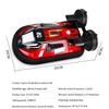 Ssccgym Remote Control Boat Hovercraft for 14Y+ Boys Beginners RC Amphibious Watercraft 15km/h Dual Motors Walking on Ice-Land Pools Lakes 4WD Full Functions RC Sail 34CM view 3