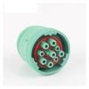 Chunsu 1/2/Sets 9 Pin HD10 Connector Plug Non Threaded Rear Ln Line HD10-9-1939P-P080 HD16-9-1939 J1939(9p Male,2 Sets) view 2