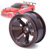 4pcs Aluminum Alloy RC Car Wheel Hub, High Strength Drift Model Part Accessories, Fit for 1/10 Flat Running RC Car (Coffee) view 4