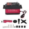 150KG Digital Servo Full Metal Gear RC Servo with 18T Aluminum Alloy Servo Arm for 1/5 RC Cars view 1