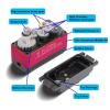 150KG Digital Servo Full Metal Gear RC Servo with 18T Aluminum Alloy Servo Arm for 1/5 RC Cars view 4