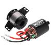 1:5 Ratio Gearbox Transmission Box, with 540 Brushed for SCX10 1/10 RC Car Metal Black RC Car Parts view 2