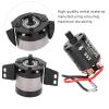 1:5 Ratio Gearbox Transmission Box, with 540 Brushed for SCX10 1/10 RC Car Metal Black RC Car Parts view 4