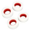 Bnineteenteam RC Crawler Tire Foam, 4PCS 2.2 Inch RC Car Tire Foam Dual Stage Soft Sponge Wheel Car Accessories for 1/10 1/8 Crawler (Red view 2