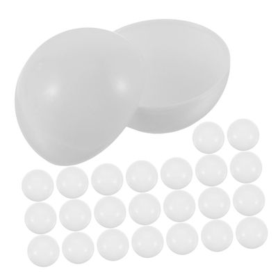 MOLUCKFU 30pcs Lottery Balls Reusable Raffle Drawing Balls Openable Bright Bulk Pack
