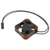 35mm Motor Cooling Fan, Small Size Light Weight, Aluminum Plastic Material, Suitable for 1/10 1/8 1/12 RC Car Sensored Brushless Motor (Orange) view 2