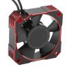 35mm Motor Cooling Fan, Small Size Light Weight, Aluminum Plastic Material, Suitable for 1/10 1/8 1/12 RC Car Sensored Brushless Motor (Red) view 3