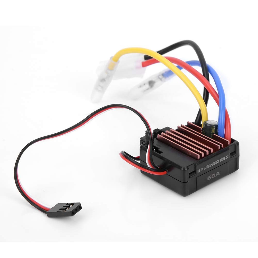 60A RC Speed Controller, Brushed Electronic Speed Controller, Brush Motor, Strong Current Resistance, Multiple Protections