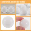 MUSISALY 30pcs Lottery Balls Small Hollow Raffle Balls for Bingo Games Openable Candy Reusable Sphere view 2