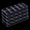 4X Acrylic Chips Tray Storage Case 100 Chips for Party Game view 2