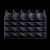 4X Acrylic Chips Tray Storage Case 100 Chips for Party Game view 4