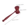 2pcs Party Performance Prop Halloween Costumes Death Cloak Child Role Play Outfits Courtroom Gavel Toy Lawyer Halloween Party Accessory Halloween Party Prop Halloween Judge Hammer STOBOK view 4