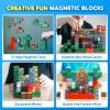 Soyee Magnetic Blocks - Build Mine Magnet World Forest Mine Set Magnet Building Blocks Kids Toys for 3+ Year Old Boys & Girls 1'' Magnetic Cubes STEM Sensory Building Toys Kids Game Xmas Gifts view 3