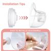8Pcs Duckbill Valves and 4Pcs Silicone Diaphragm Compatible with Momcozy M5, Replacement M5 Pump Parts Accessories Made by Tbuymax, Not Original Momcozy Pump Parts view 4