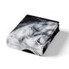 Wild Lion Couple Duvet Cover Set Toddler Size Tropical African Animal Bedding Set for Kids Girls Boys Teens Black and White Comforter Cover Lions Wildlife Quilt Cover,1 Pillowcase(No Comforter) view 4