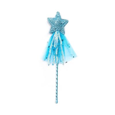 LSCQEUSN Girl Pink Sequins Five-Pointed Star Fairy Wand Magic Wand Holiday Party Cosplay Props