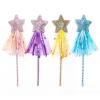 LSCQEUSN Girl Pink Sequins Five-Pointed Star Fairy Wand Magic Wand Holiday Party Cosplay Props view 2