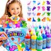 18 Colors Magic Water Elf Kit with 20 New Molds, DIY Hydrogel Aqua Fairy Water Gel Toy, Creative Sensory Learning Resources Art Craft Kit for Kids Ages 4-8-12, Educational Birthday for Girls Boys view 1